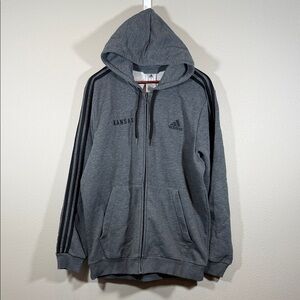 Adidas Men's Gray Zip-Up Hoodie NWOT